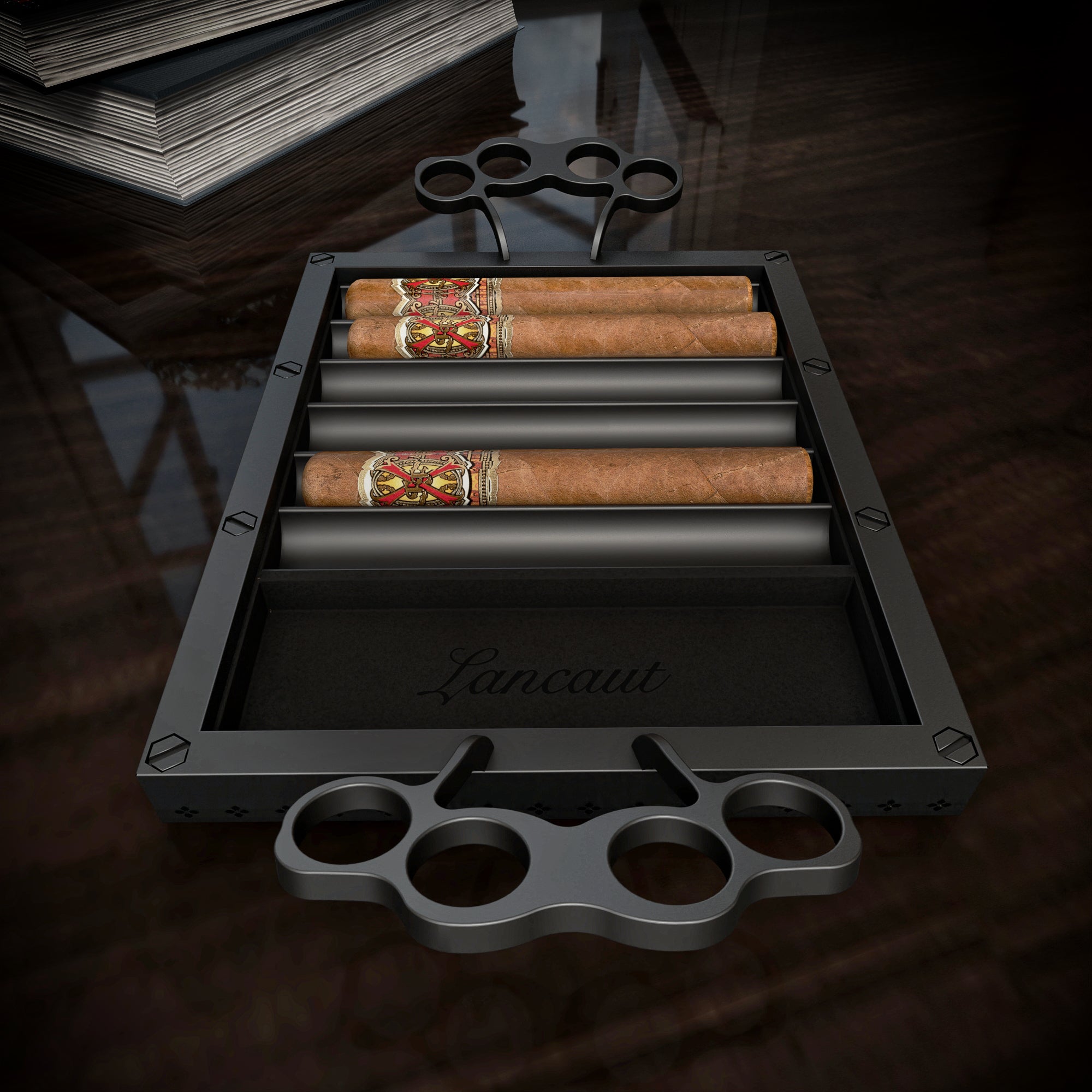 SECUVANT Cigar Holder by Lancaut - A Statement of Power and Sophistication