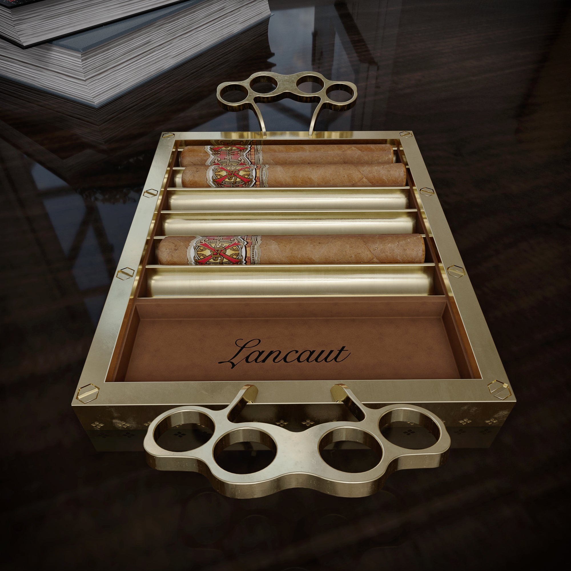 SECUVANT Cigar Holder by Lancaut - A Statement of Power and Sophistication