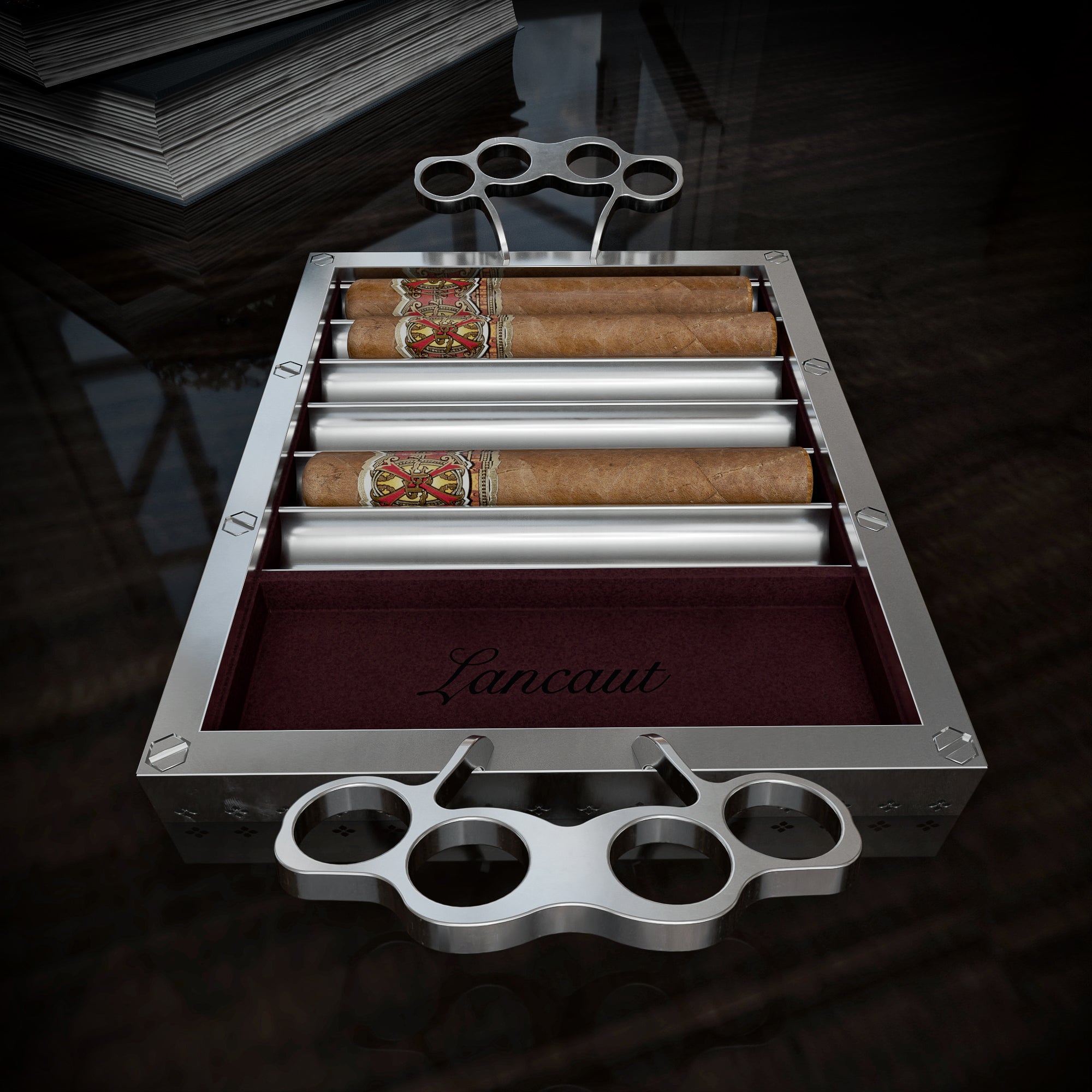 SECUVANT Cigar Holder by Lancaut - A Statement of Power and Sophistication