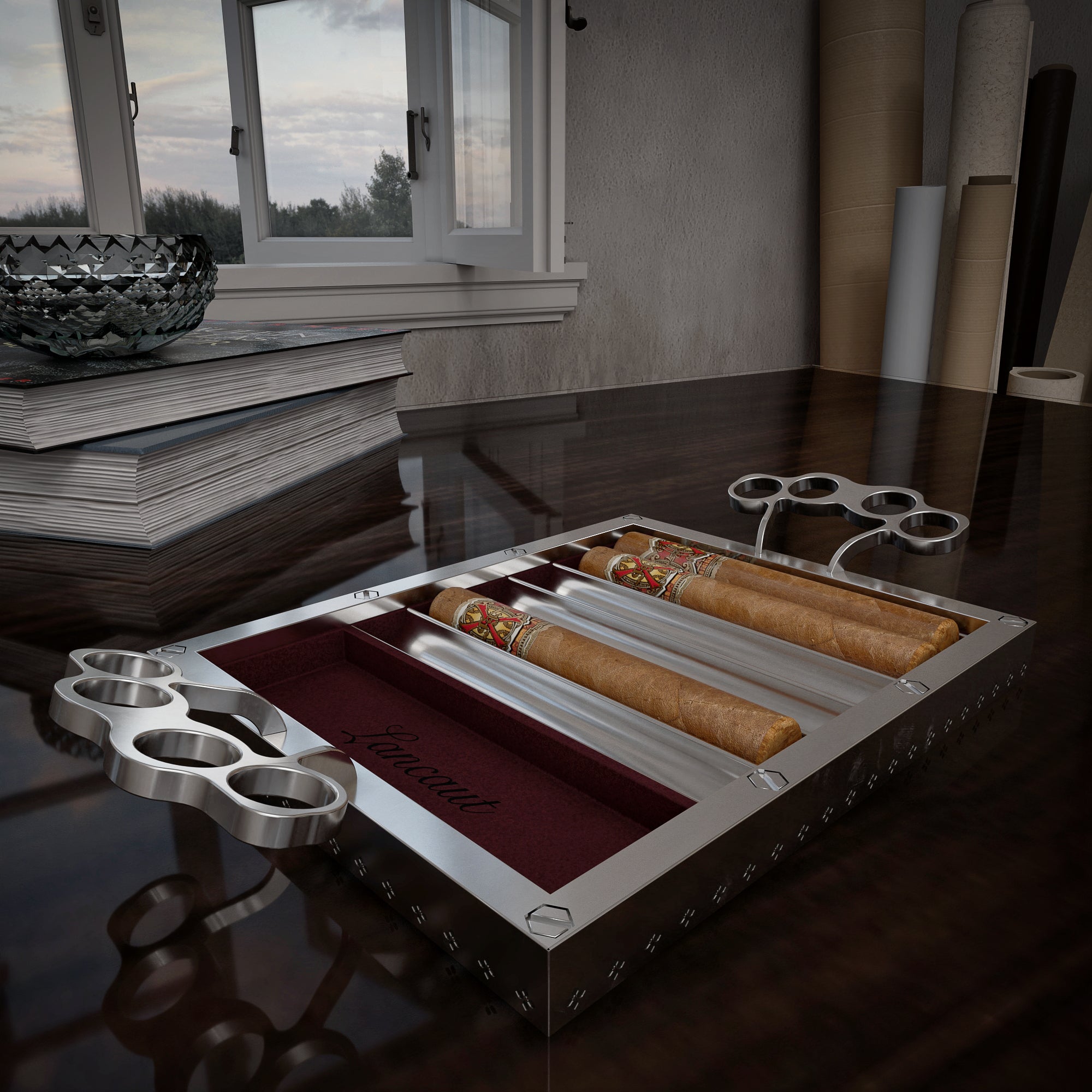 SECUVANT Cigar Holder by Lancaut - A Statement of Power and Sophistication