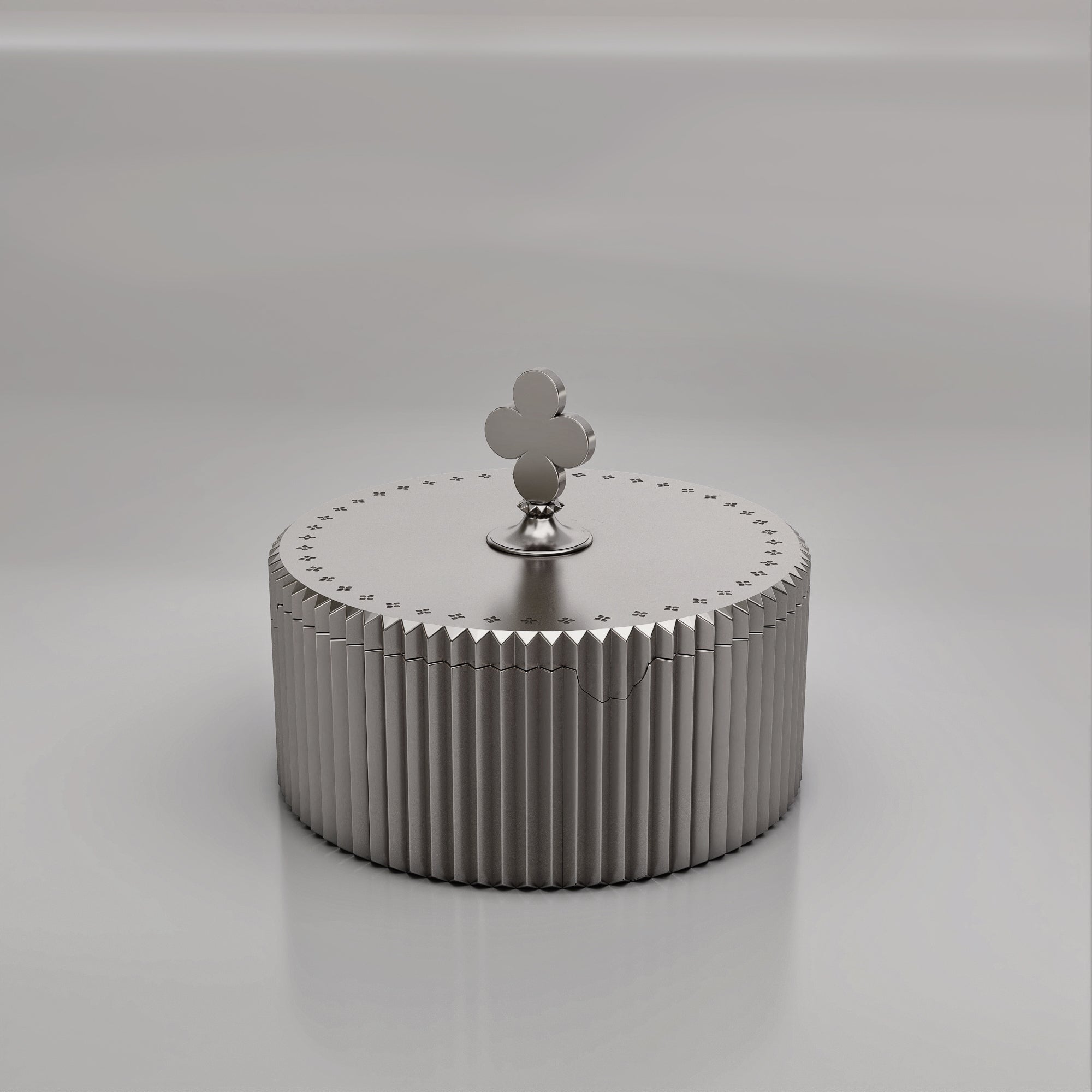 SOVEREIGN CREST Ashtray by Lancaut - A Golden Emblem of Elegance